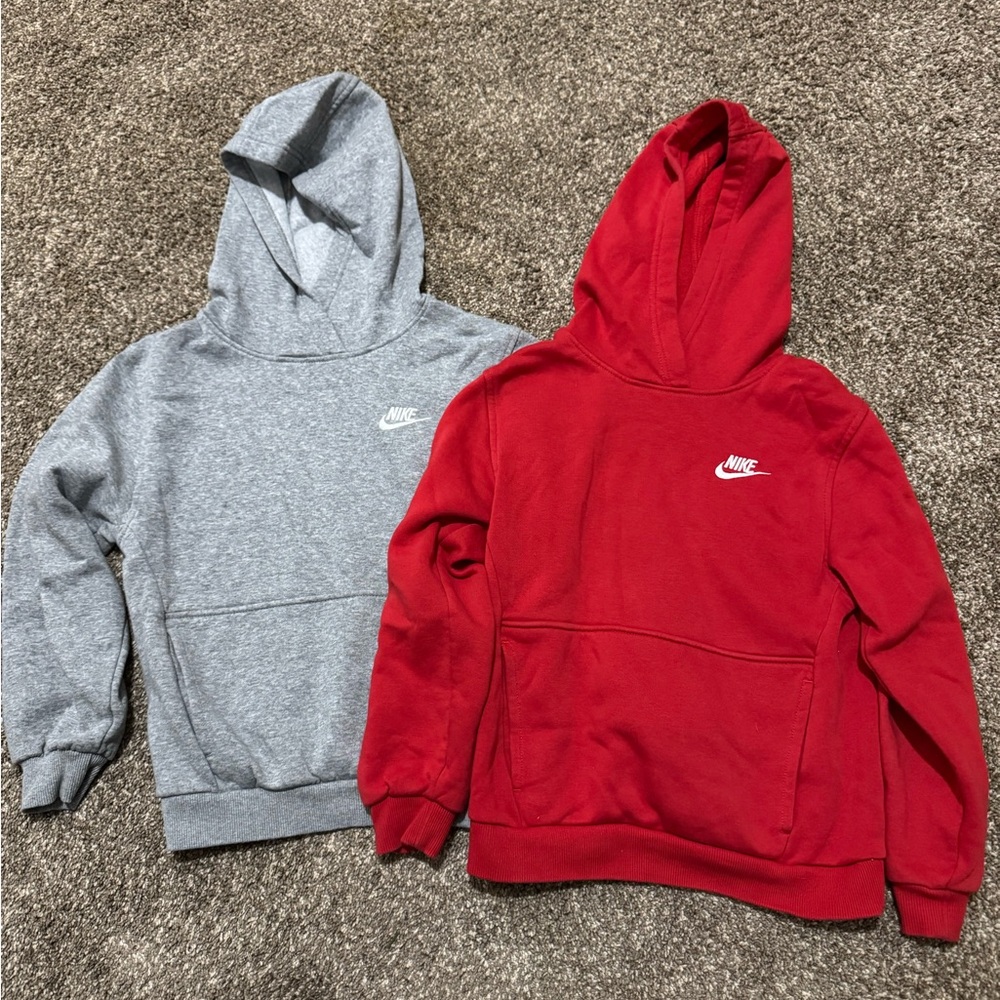 Two Nike Youth Medium Hoodies